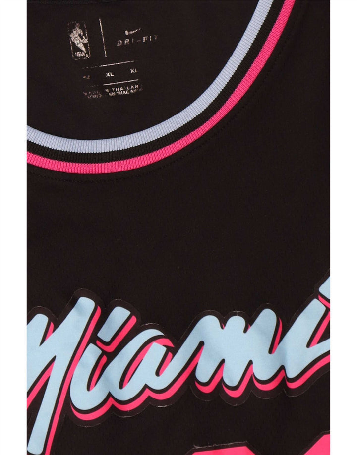 Nike Herren Miami Grafik-T-Shirt, XL, schwarz gestreift, Polyester