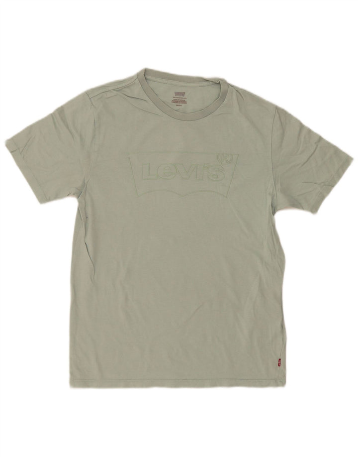 Levi's Damen Grafik-T-Shirt-Oberteil UK 10 Small Khaki