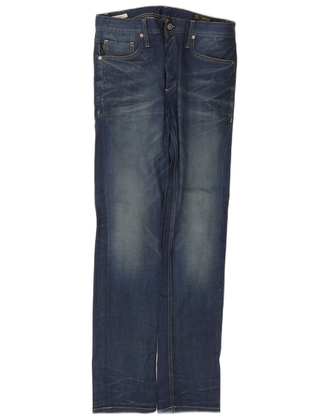 JACK & JONES Herren Slim Jeans W30 L32 Blau