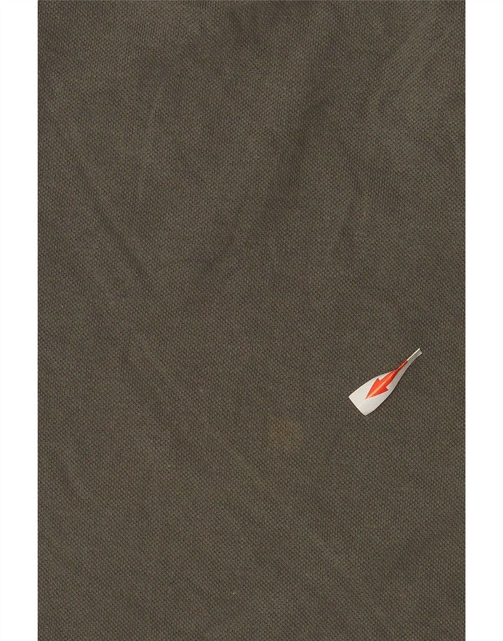 Fred Perry Herren-Langarm-Rugby-Poloshirt, Größe S, Grau, Baumwolle
