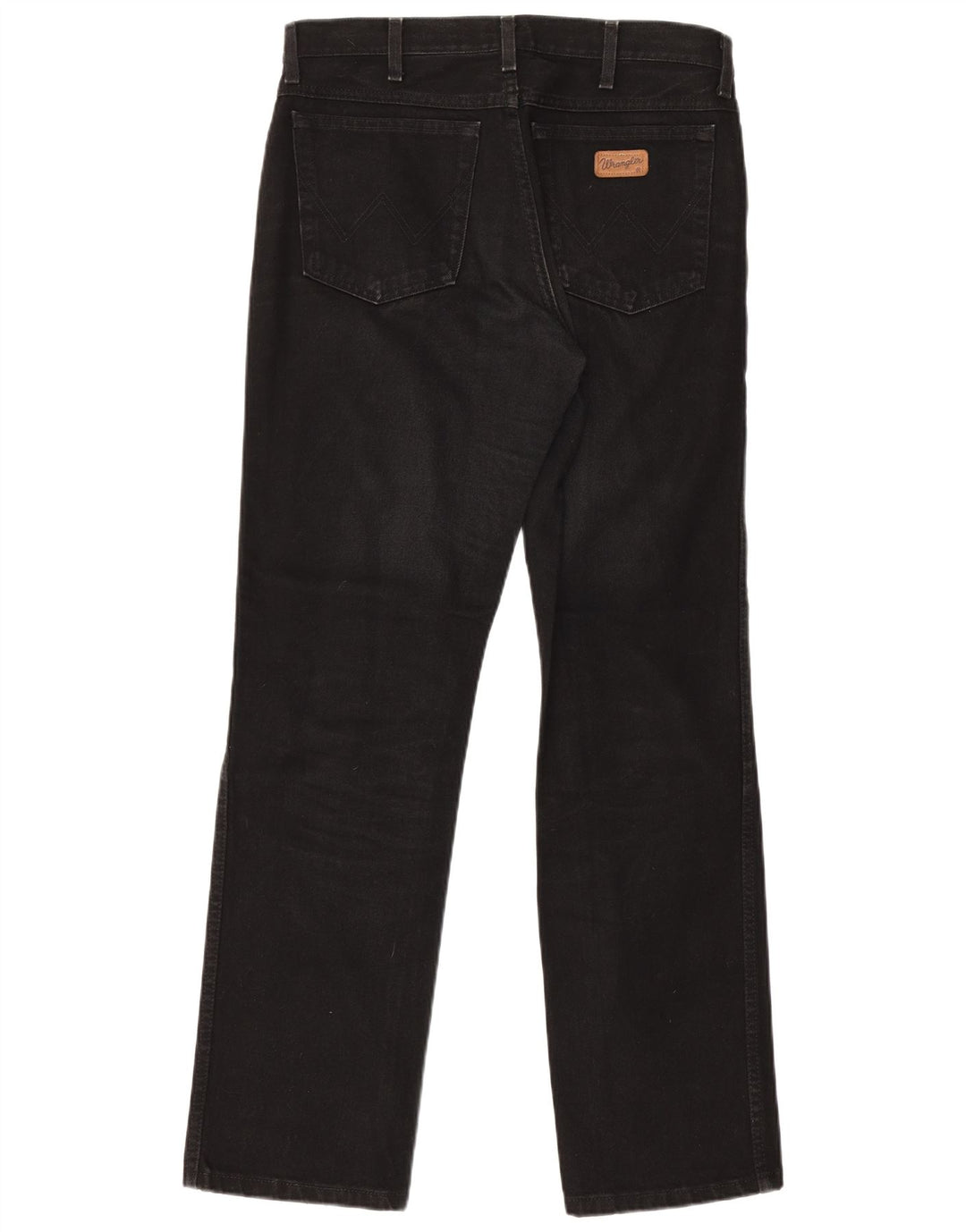 Wrangler Damen Texas Straight Jeans W33 L32 Schwarze Baumwolle