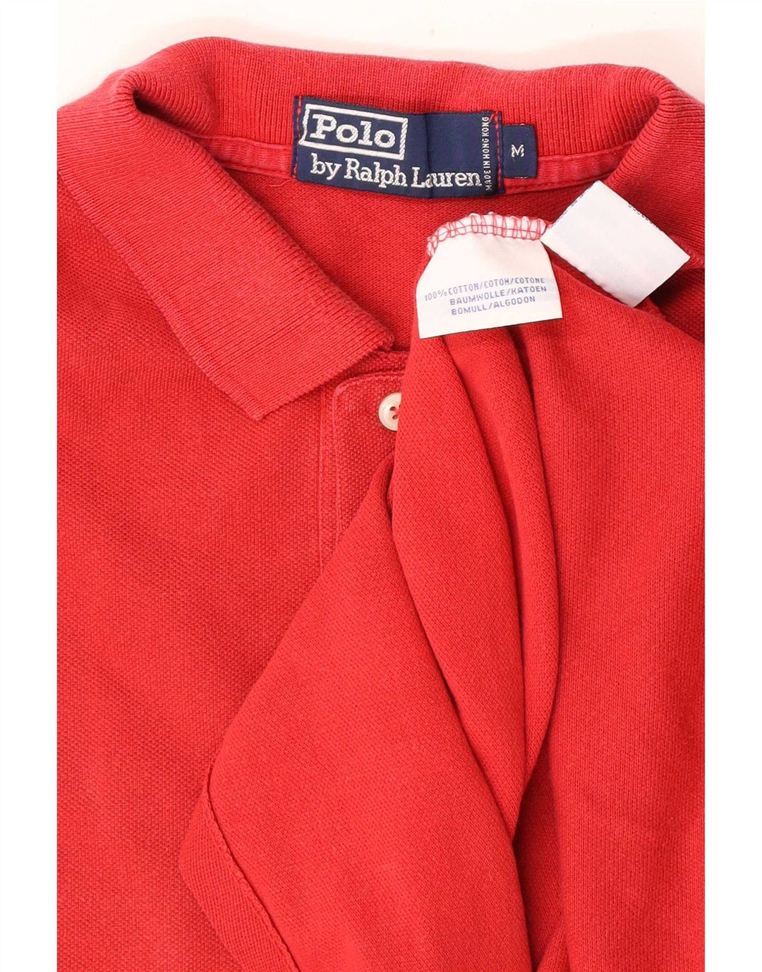 Polo Ralph Lauren Herrenhemd aus mittelroter Baumwolle