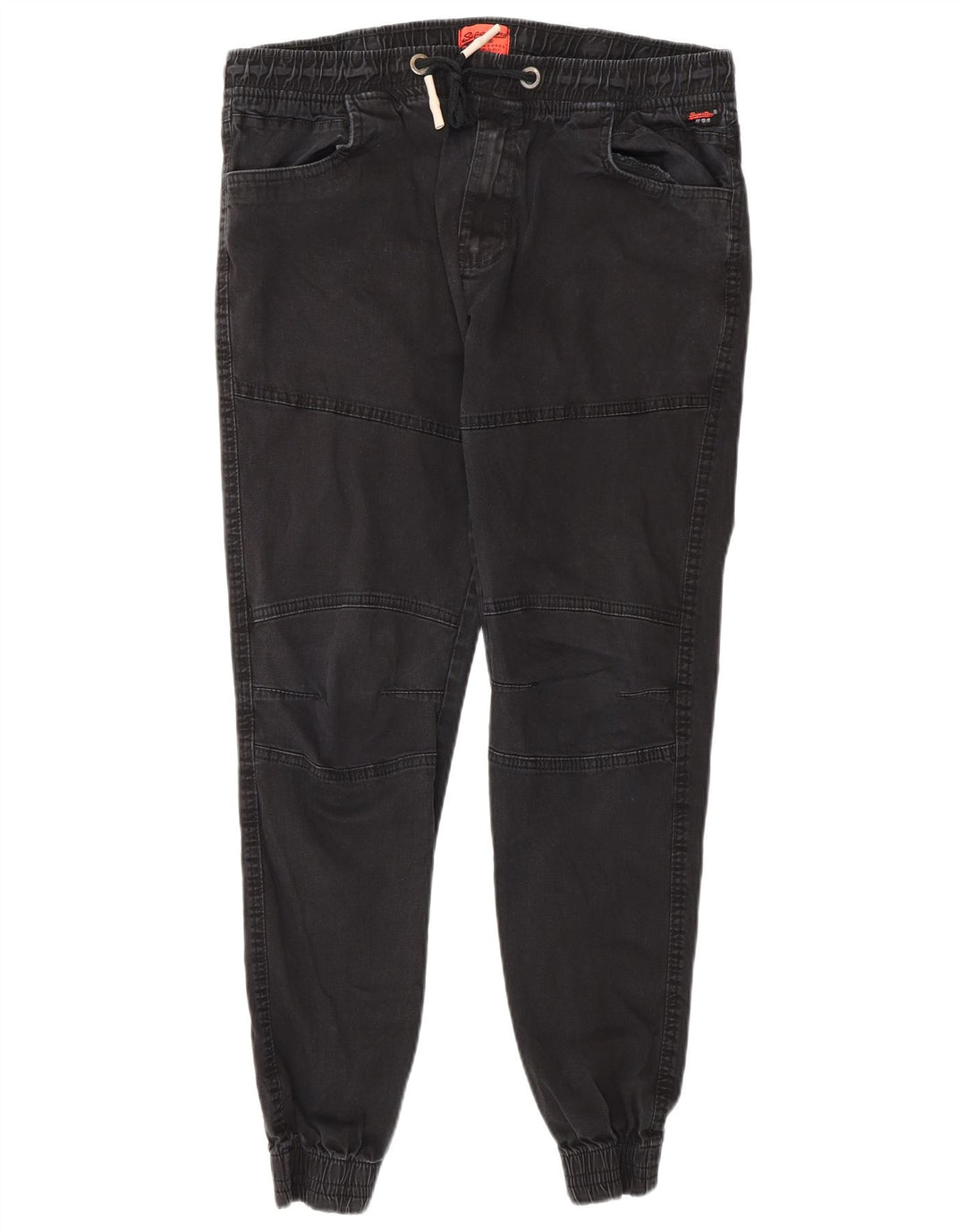 Superdry Herren-Jogginghose, W36, L30, graue Baumwolle