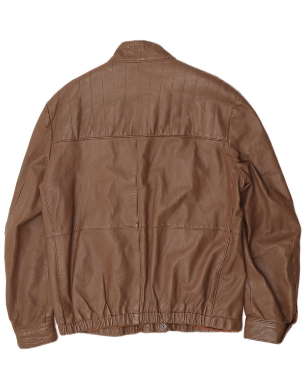 Vintage Herren Lederjacke UK 40 Large Braun