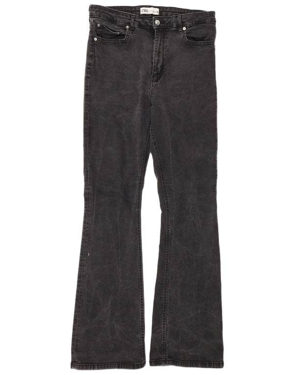 Zara Damen Schlagjeans EU 44 XL W34 L34 Grau