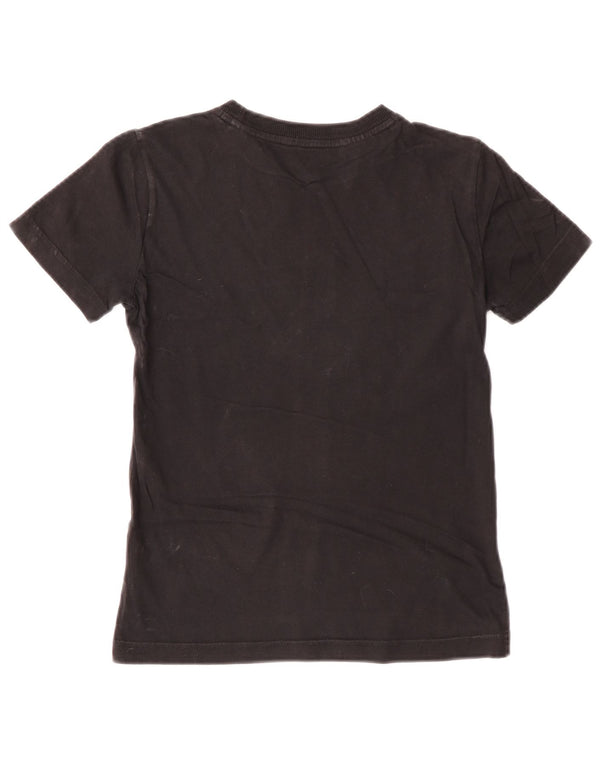 Adidas Jungen T-Shirt mit Grafik, 9–10 Jahre, schwarze Baumwolle