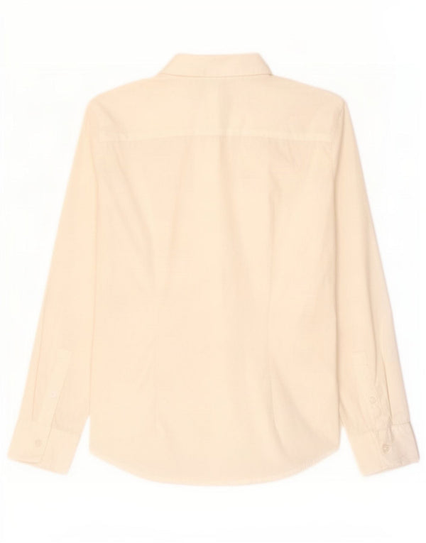 Benetton Damen-Hemd UK 12 Medium Weiß