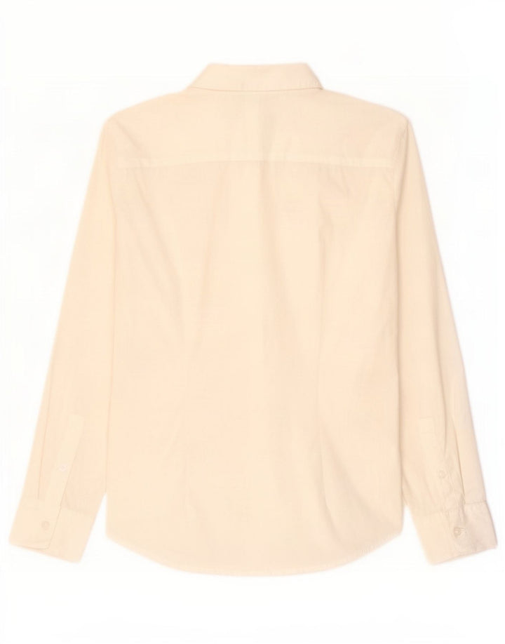 Benetton Damen-Hemd UK 12 Medium Weiß