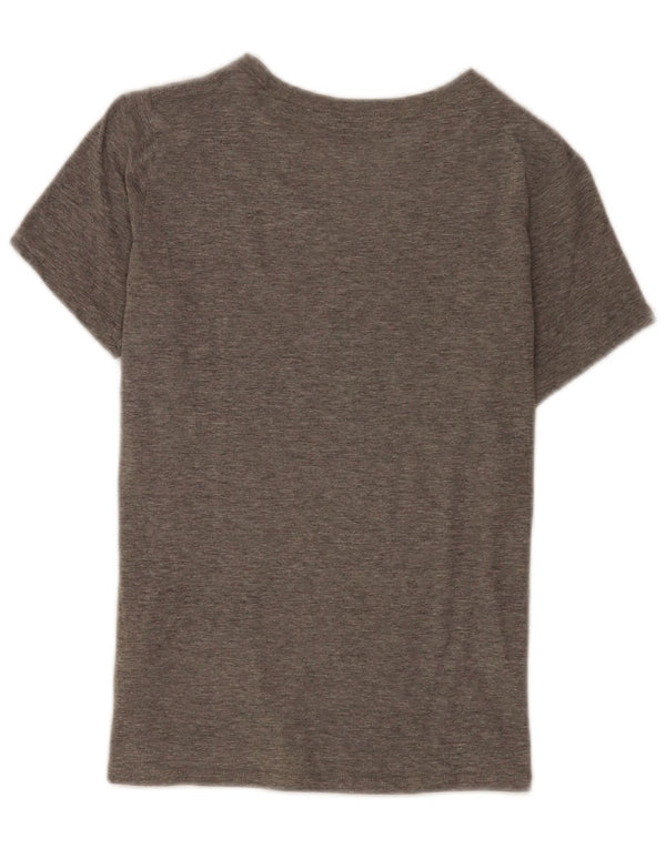 Nike Jungen Athletic Fit Graphic T-Shirt Top 9–10 Jahre Mittelgrau meliert