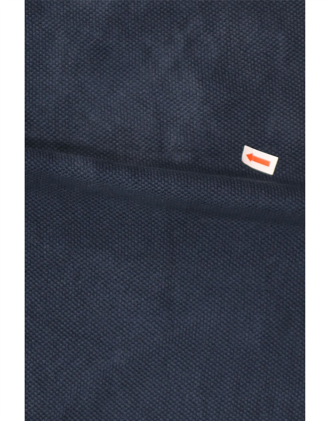Zara Herren-Pullover mit Polokragen, kurzärmelig, Mittelblau