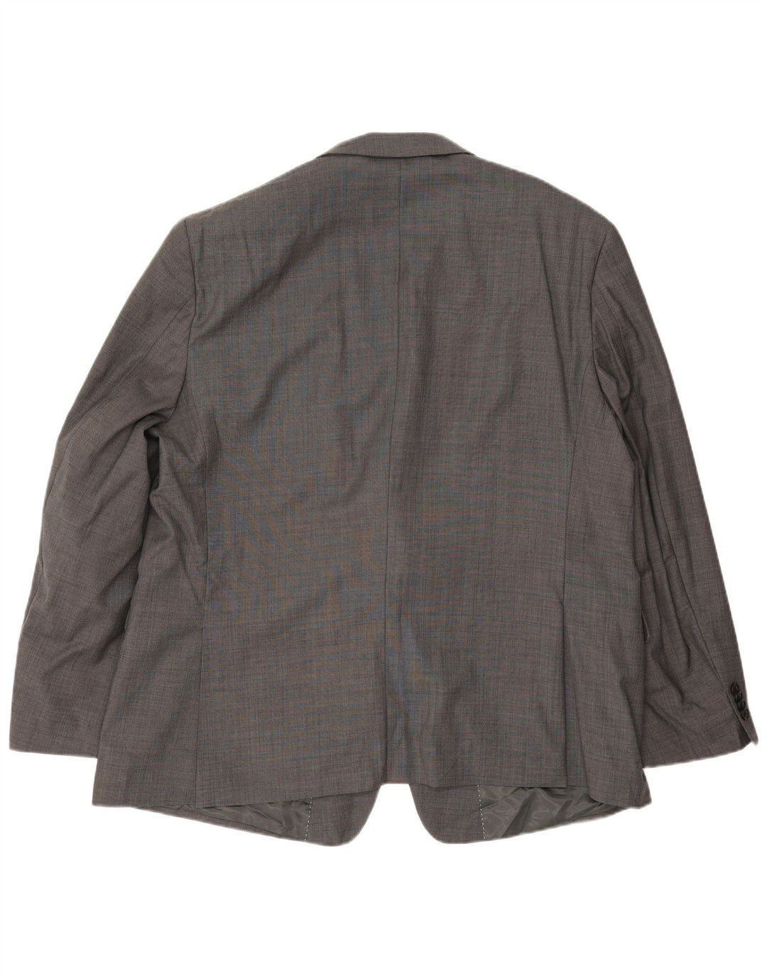 Vintage Herren 2-Knopf-Blazerjacke EU 50 Große graue Wolle