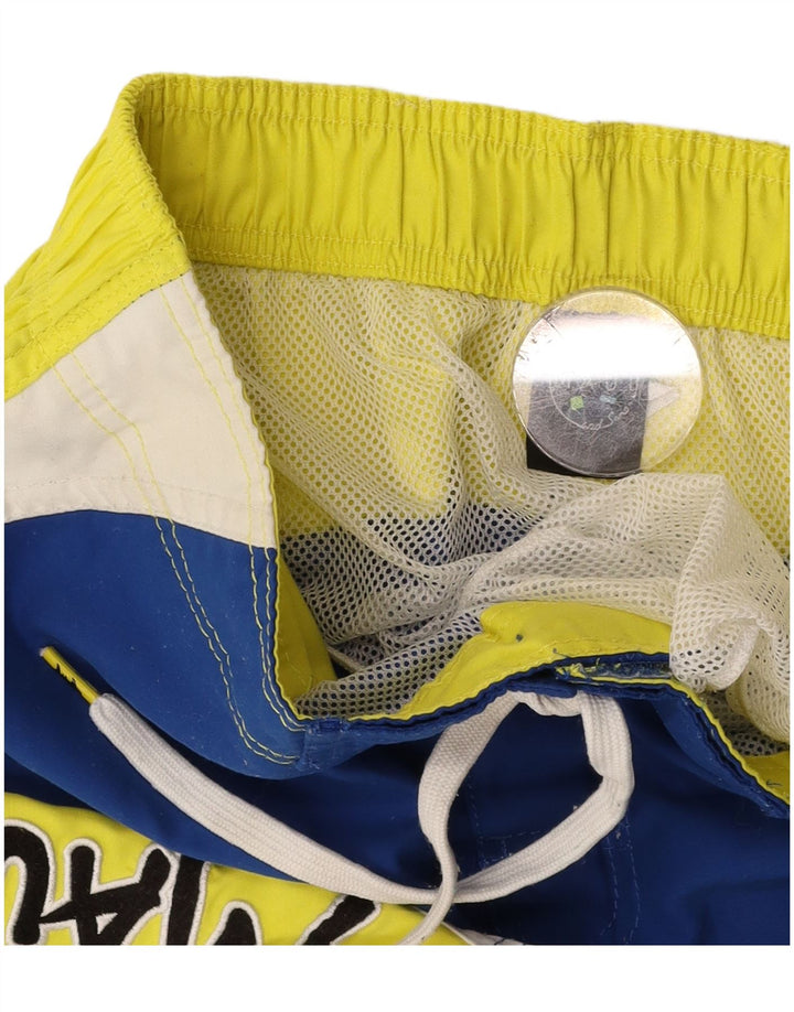 MAUI AND SONS Herren-Badeshorts mit Grafik, Mittelblau, Farbblock