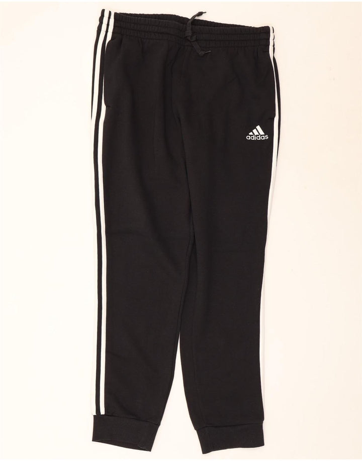 Adidas Herren-Trainingshose, Jogginghose, Größe L, Schwarz, Baumwolle