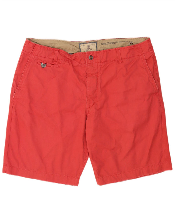 Replay Herren Chinoshorts W36 Large Rot