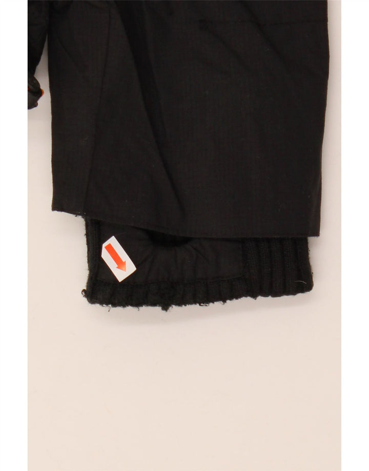 SUPERDRY Damen Windjacke UK 16 Large Schwarz Nylon