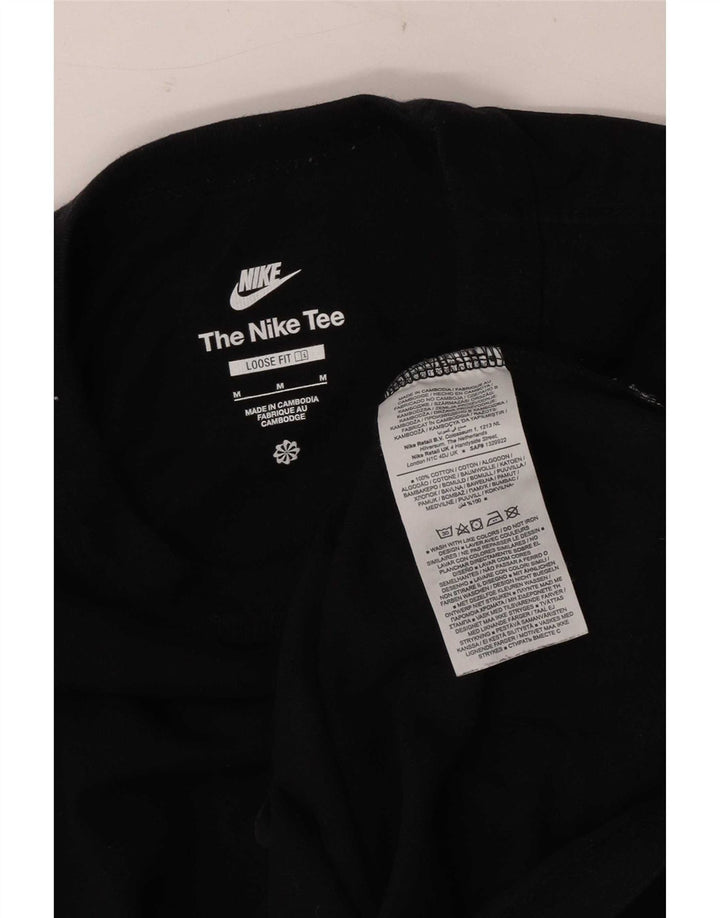 Nike Herren-T-Shirt mit lockerer Passform, mittelschwarz, Baumwolle