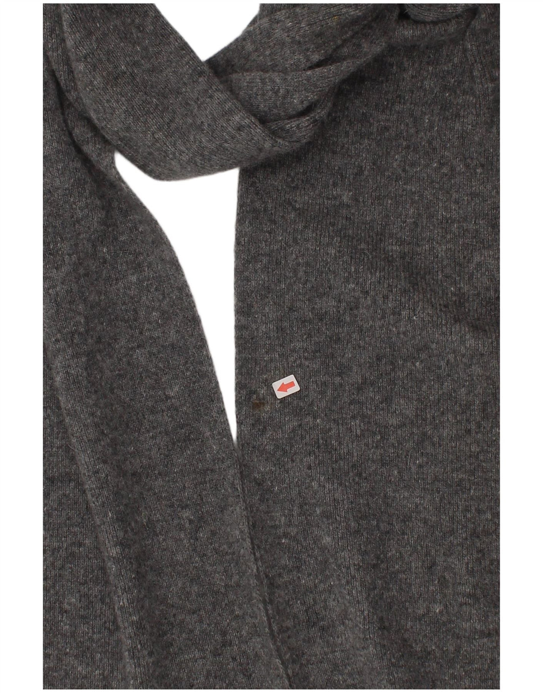 Benetton Herren-Rechteckschal, Einheitsgröße, Grau, klassisch