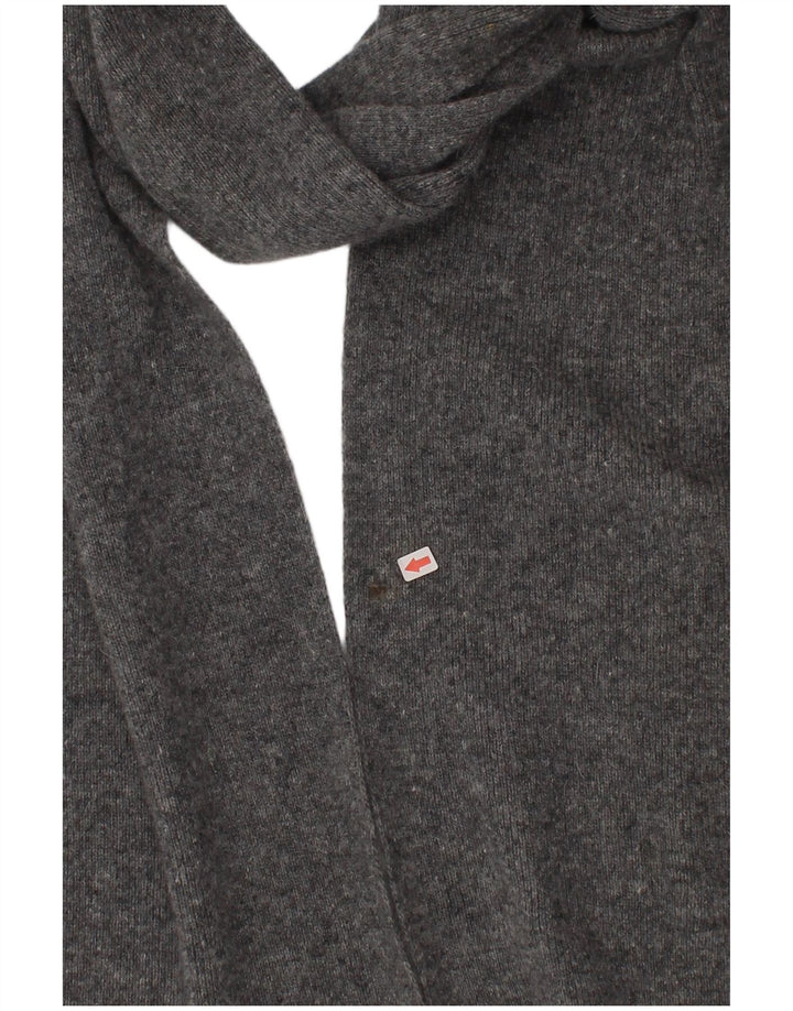 Benetton Herren-Rechteckschal, Einheitsgröße, Grau, klassisch