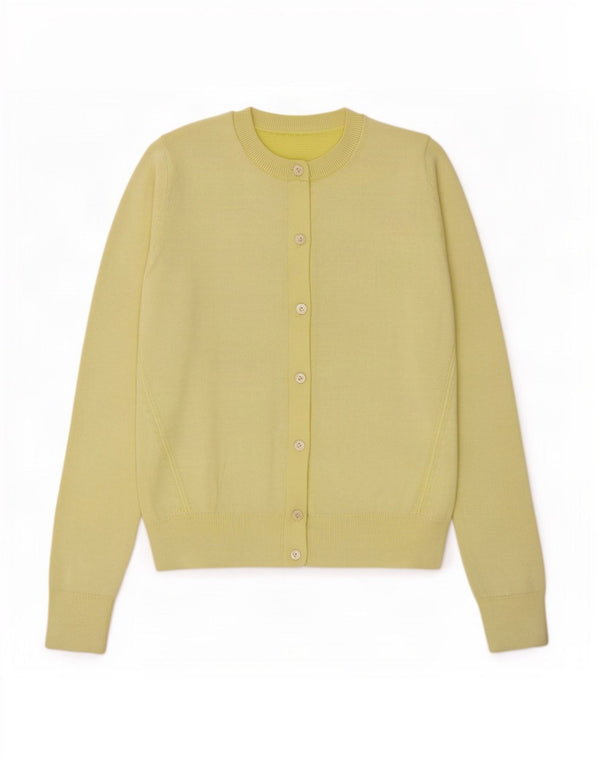 Gap Damen Strickjacke Pullover UK 6 XS Gelb