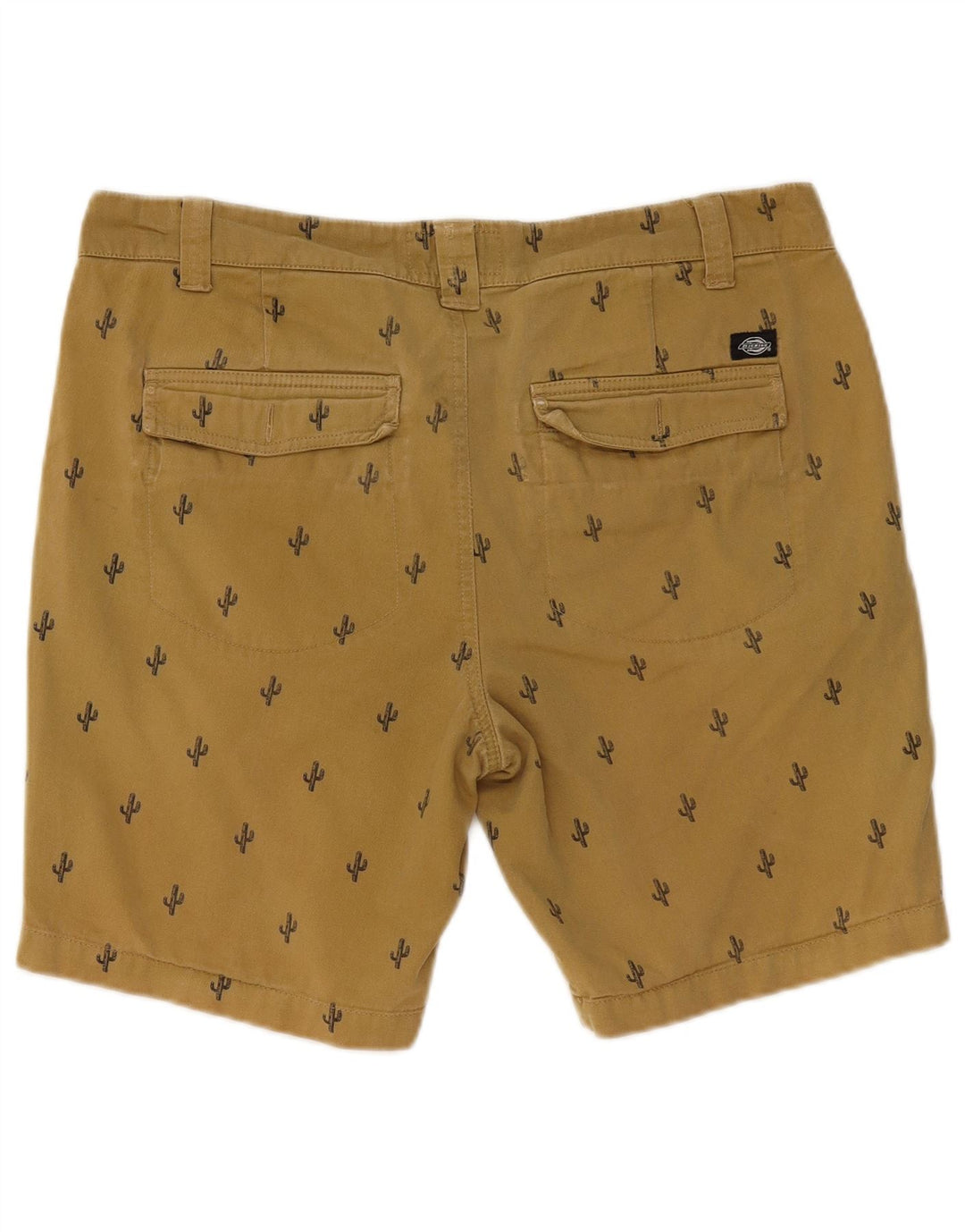 DICKIES Herren-Chinoshorts W34, große beige gefleckte Baumwolle