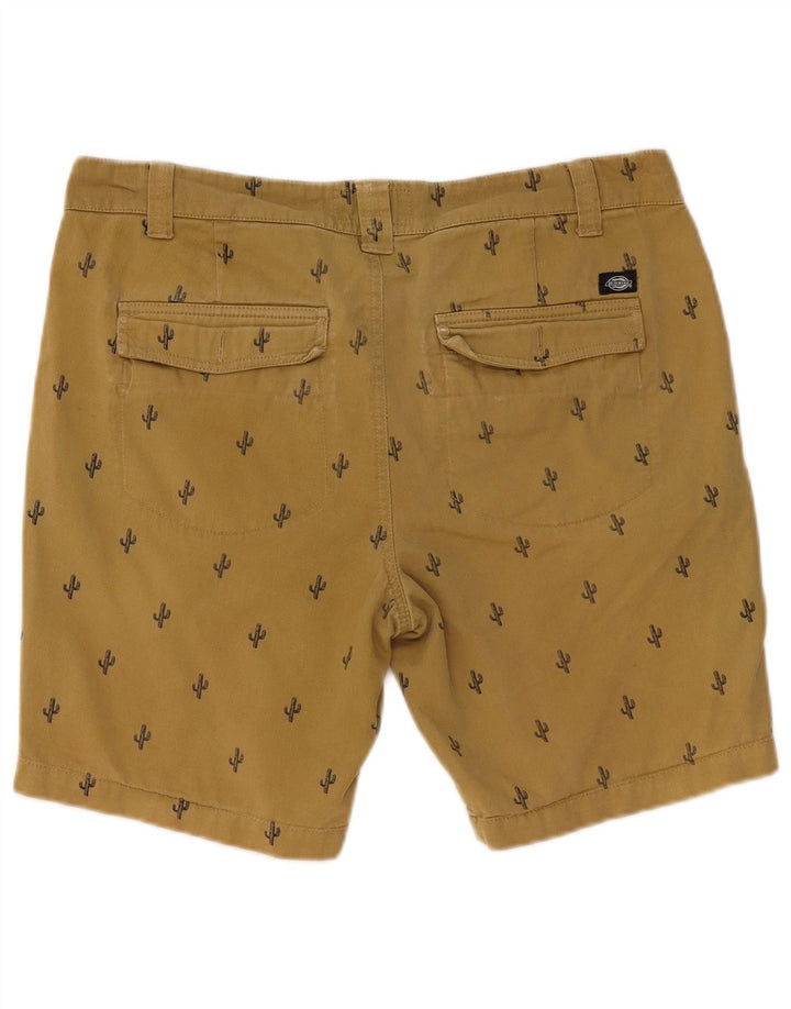 DICKIES Herren-Chinoshorts W34, große beige gefleckte Baumwolle