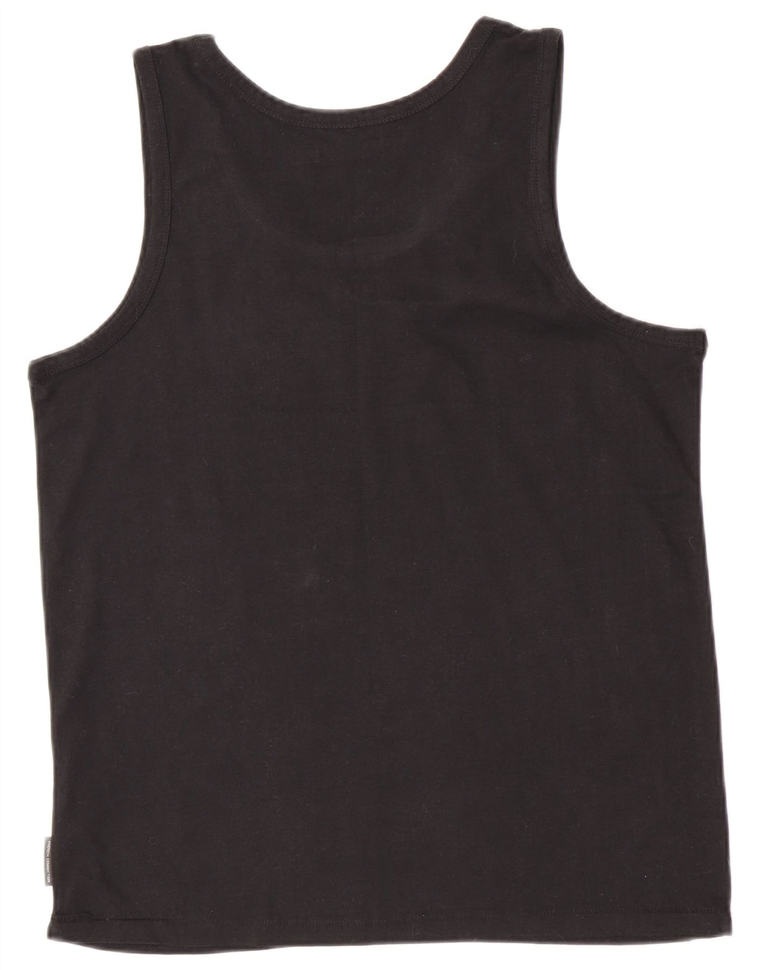 French Connection Herren-Weste-Top XL aus schwarzer Baumwolle