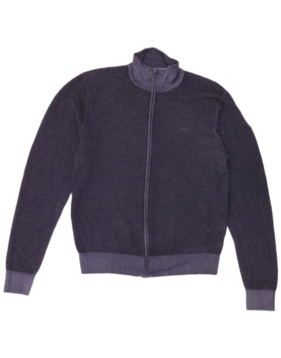 Sun68 Damen-Cardigan-Pullover UK 20 2XL Marineblaue Wolle