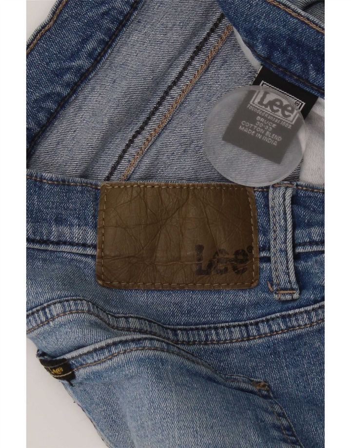 Lee Herren Skinny Jeans W30 L30 Blaue Baumwolle