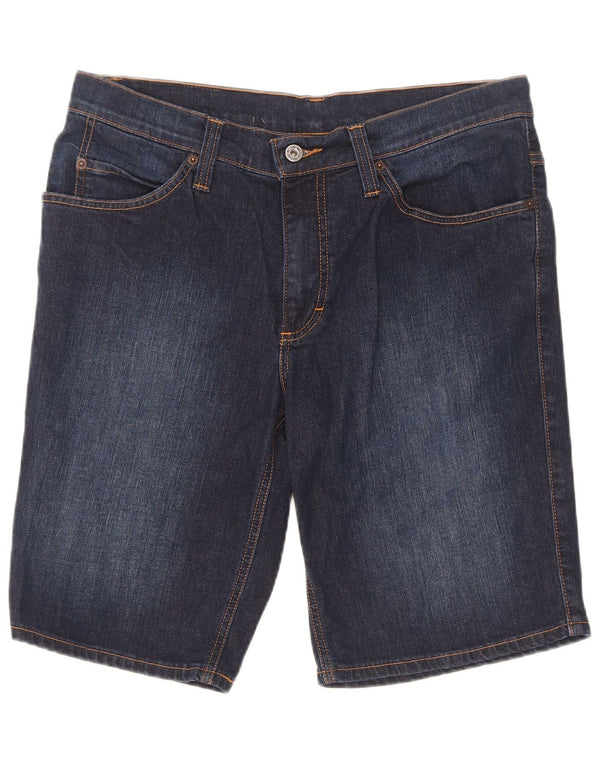 Mustang Herren-Jeansshorts, W35, groß, marineblau, Baumwolle