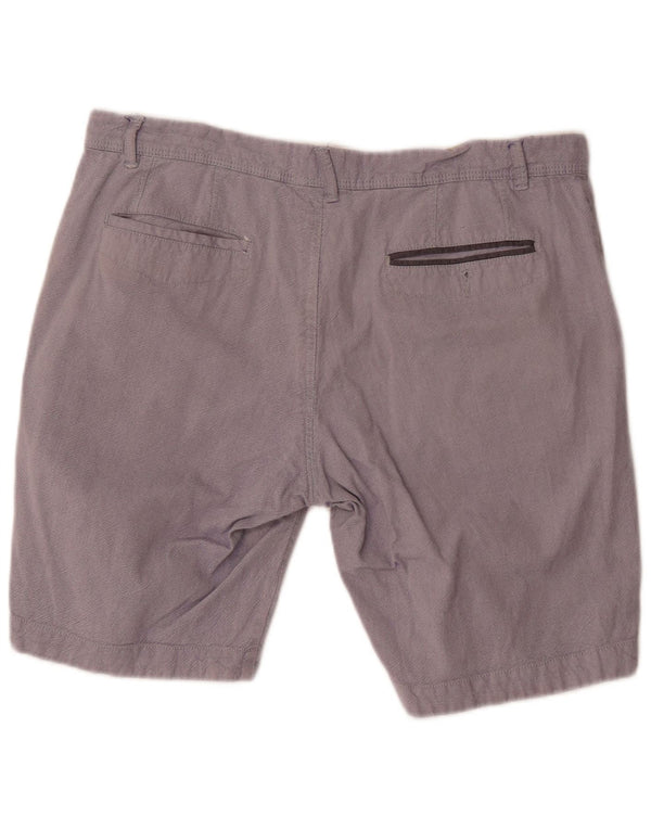 Ted Baker Herren Chinoshorts W38 XL Graue Baumwolle