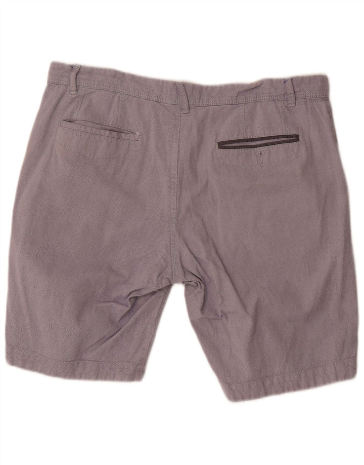 Ted Baker Herren Chinoshorts W38 XL Graue Baumwolle