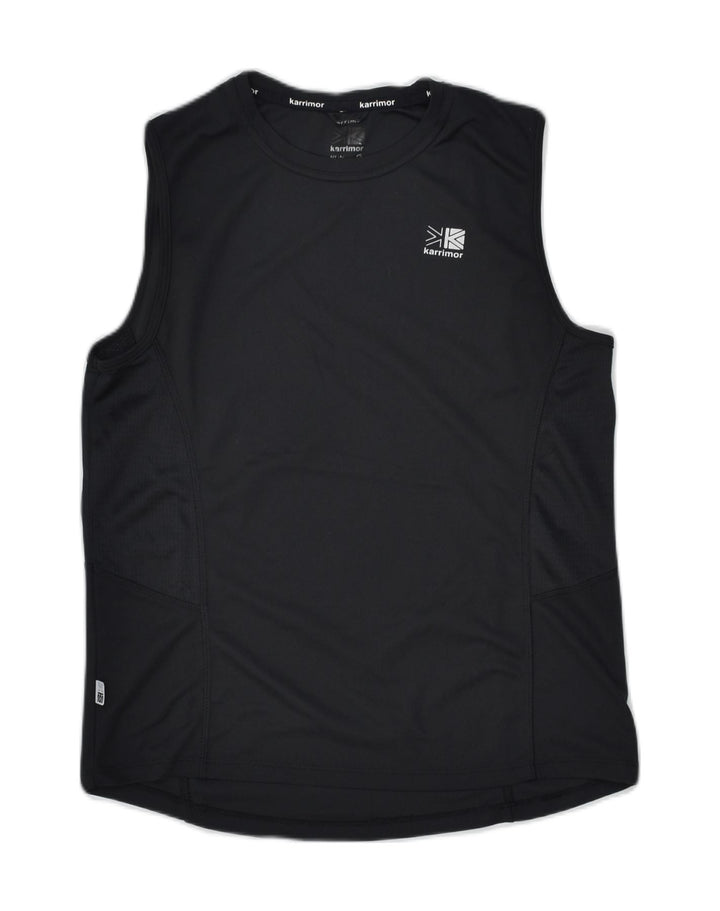 KARRIMOR Mens Vest Top XS Black Polyester | Vintage Karrimor | Thrift | Second-Hand Karrimor | Used Clothing | Messina Hembry 