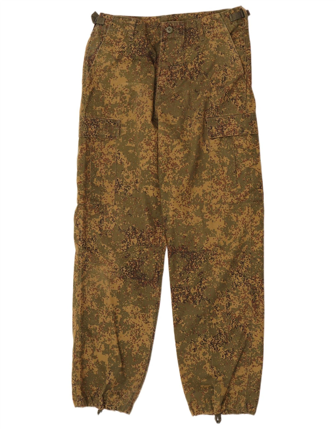 Mil-Tec Herren-Jogger-Cargohose, Größe M, W32, L32, Khaki-Tarnung