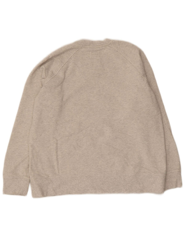 Champion Damen Sweatshirt Pullover UK 14 Mittelgraue Baumwolle