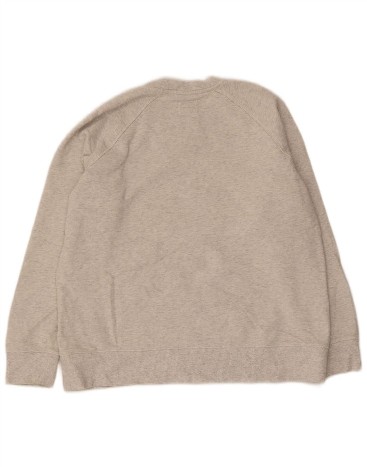 Champion Damen Sweatshirt Pullover UK 14 Mittelgraue Baumwolle