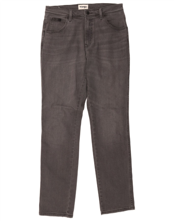 Wrangler Herren Texas Slim Jeans W32 L34 Graue Baumwolle