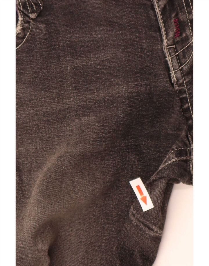 Roxy Damen Graphic Slim Jeans W32 L32 Graue Baumwolle
