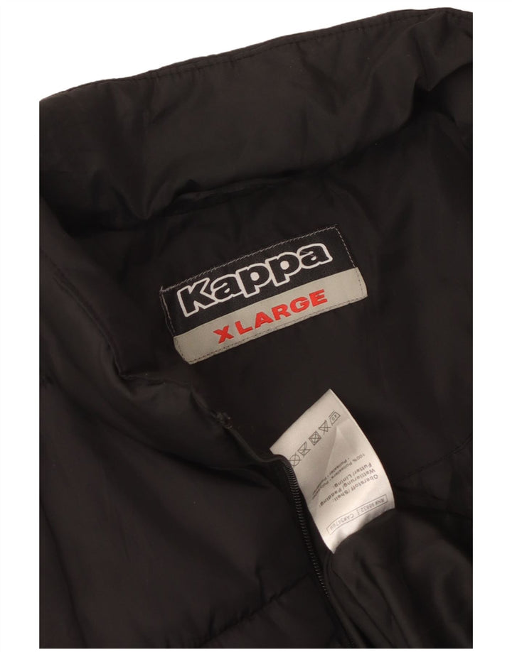 Kappa Damen Wattierte Weste UK 18 XL Schwarz Polyester