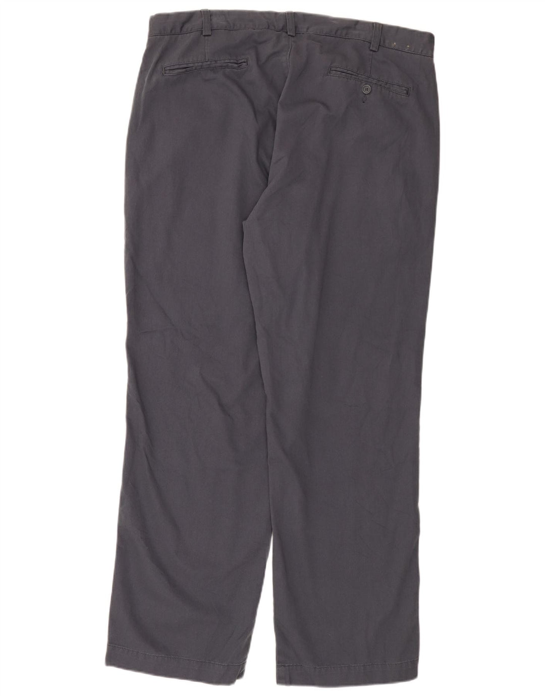J. CREW Gerade Chinohose für Herren, W38, L32, graue Baumwolle