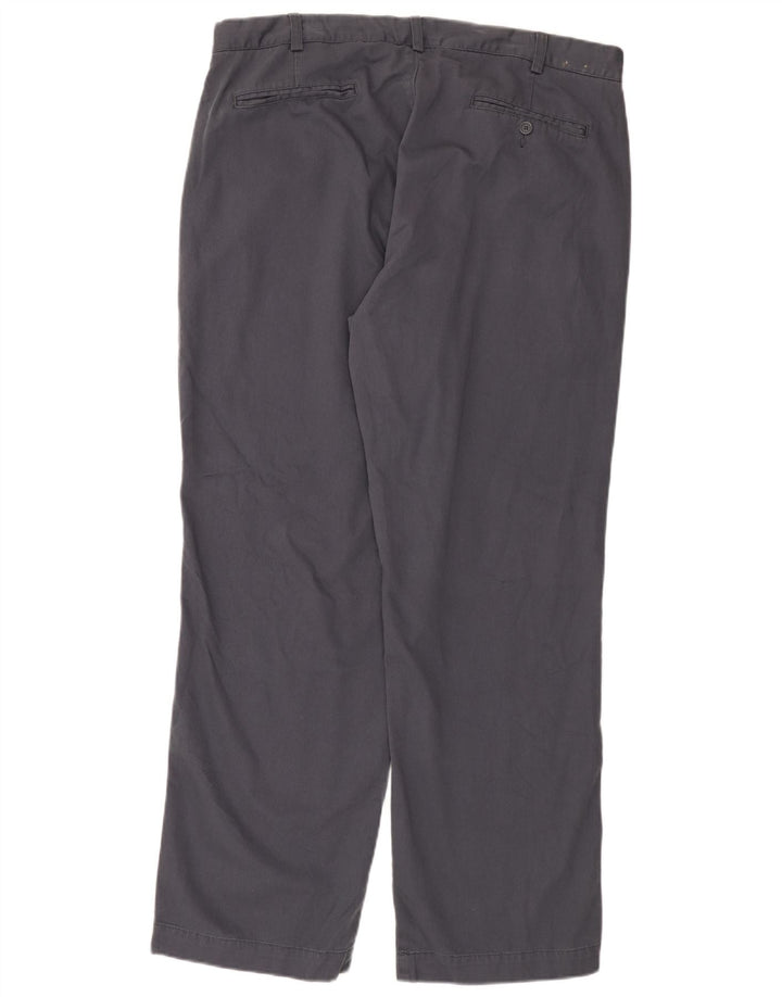 J. CREW Gerade Chinohose für Herren, W38, L32, graue Baumwolle