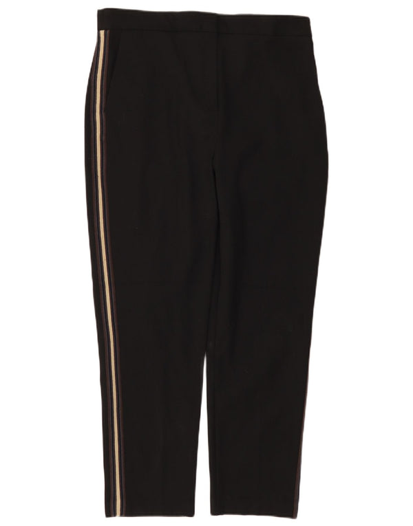 Marks & Spencer Damen Tapered Chinohose UK 14 Large W32 L26 Schwarz