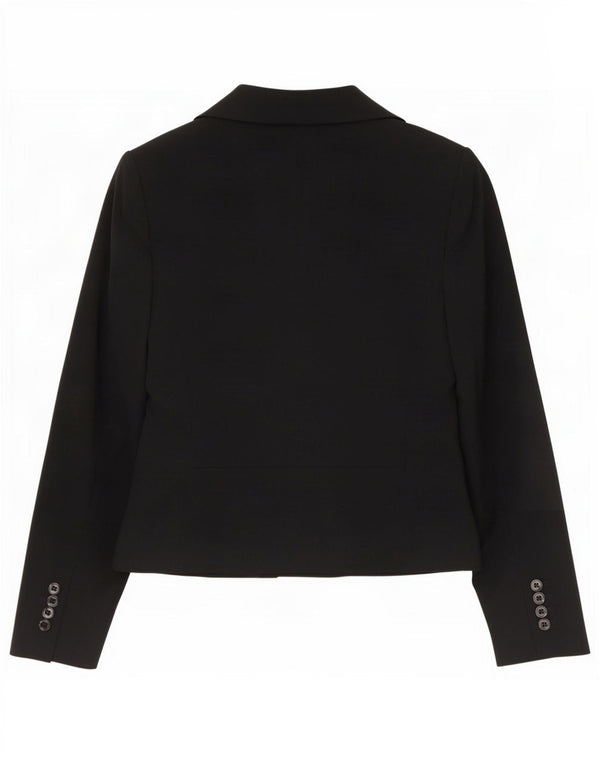 Marks & Spencer Damen 2-Knopf-Blazerjacke UK 6 XS Schwarz Polyester