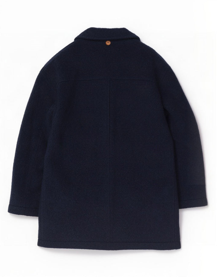 Vintage Herren Dufflecoat IT 50 Große marineblaue Wolle