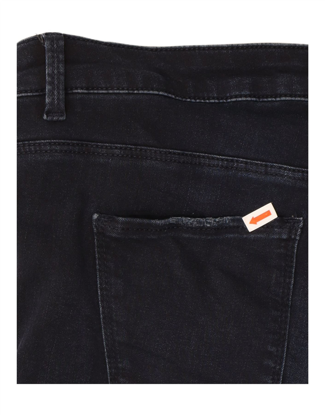 TRUSSARDI Womens Skinny Jeans W32 L28 Navy Blue Vintage Trussardi and Second-Hand Trussardi from Messina Hembry 