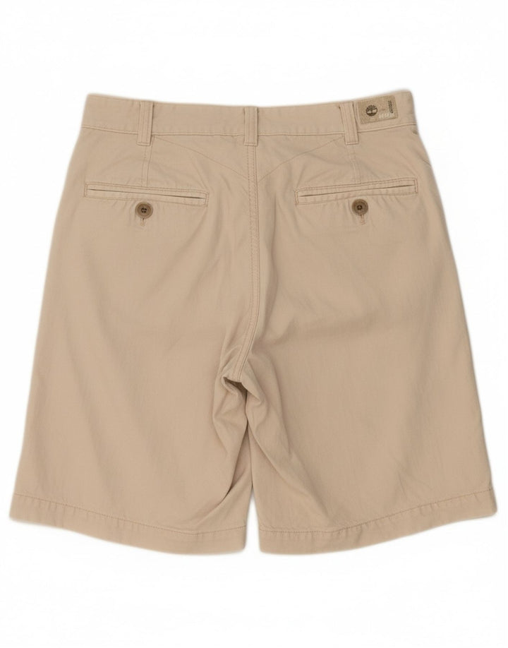 TIMBERLAND Mens Cargo Shorts W31 Medium Beige Cotton