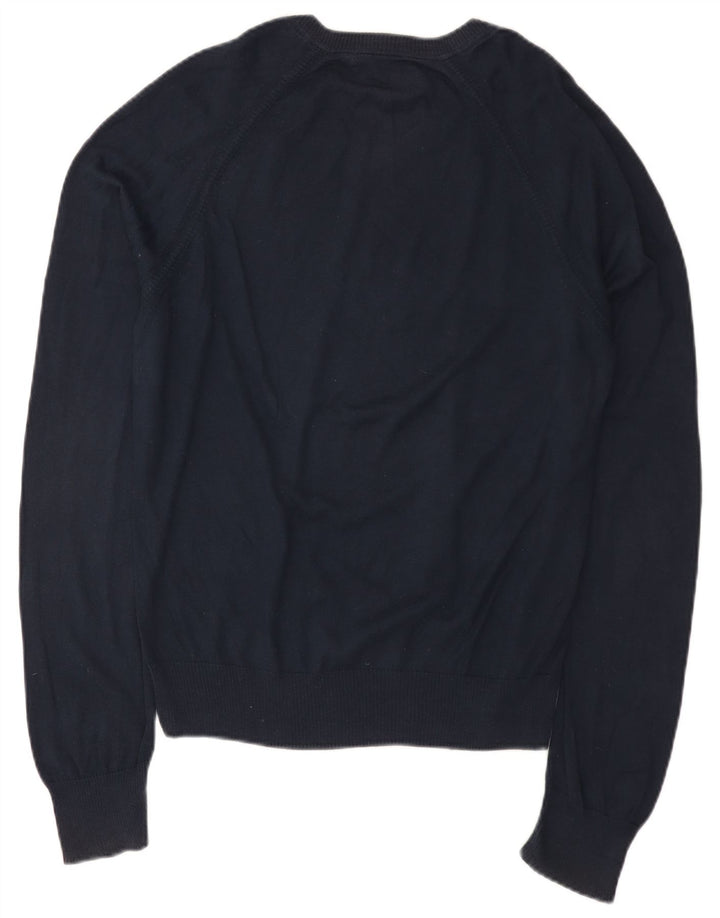 Penguin Herren-Pullover mit V-Ausschnitt, groß, marineblau, Baumwolle