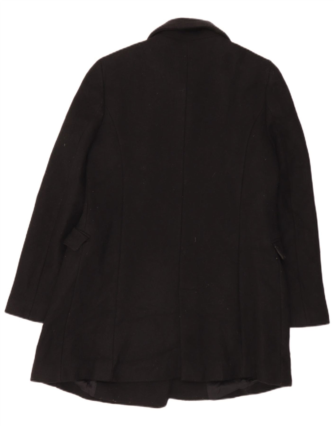 Zara Damen Mantel UK 14 Large Schwarz