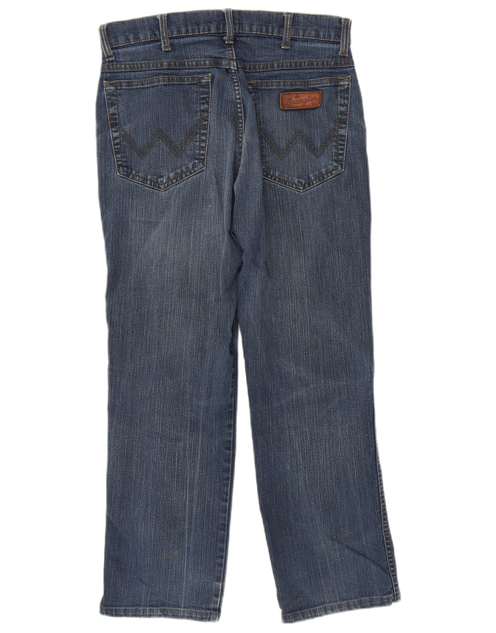 Wrangler Herren Texas Stretch Straight Jeans W31 L27 Blaue Baumwolle