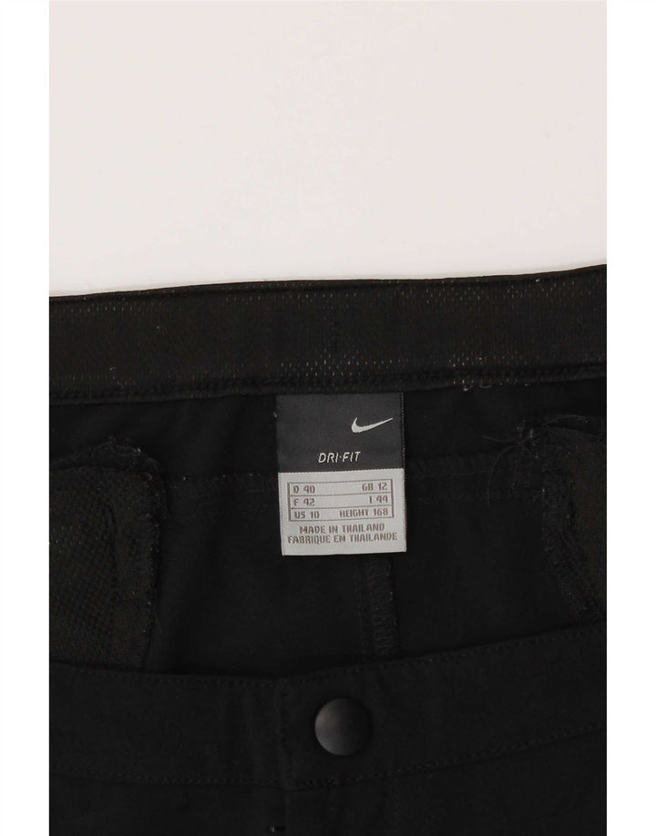 Nike Damen Dri Fit Bermudashorts UK 12 Medium W32 Schwarz