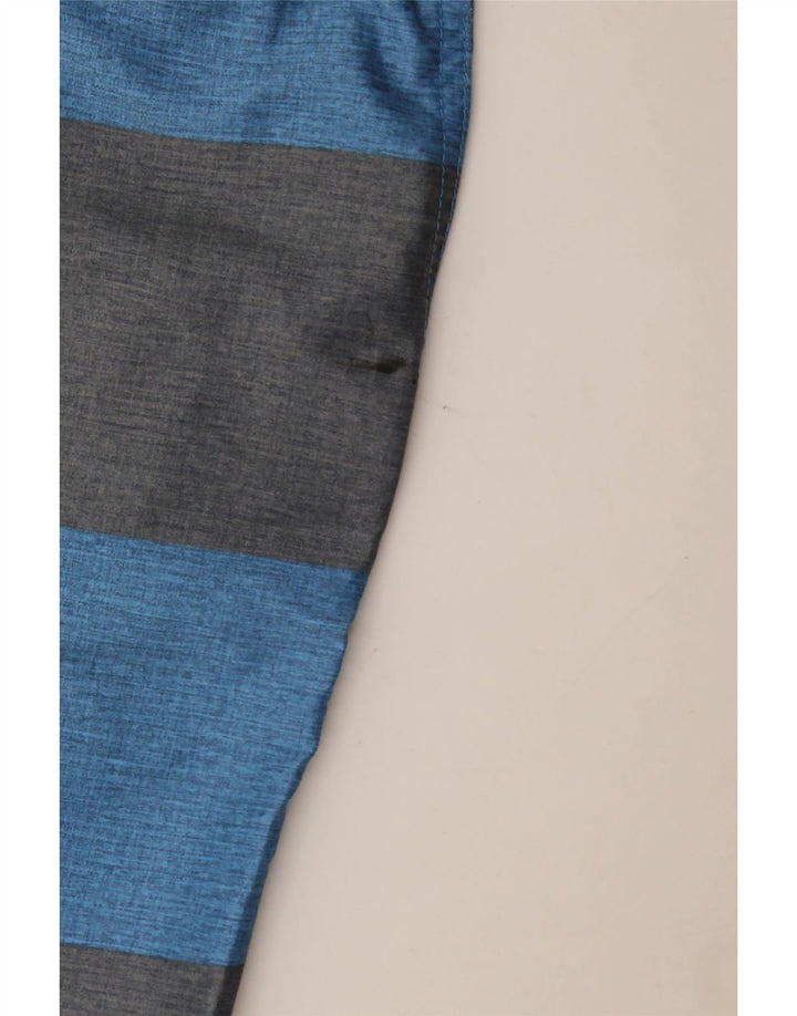 Hurley Herren-Chinoshorts W33 Mittelblau gestreift aus Polyester